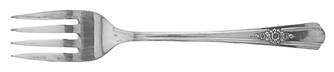 Desire (Silverplate, 1940, No Monograms) Individual Salad Fork by International Silver-1