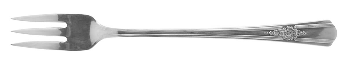 Desire (Silverplate, 1940, No Monograms) Cocktail/Seafood Fork by International Silver-1
