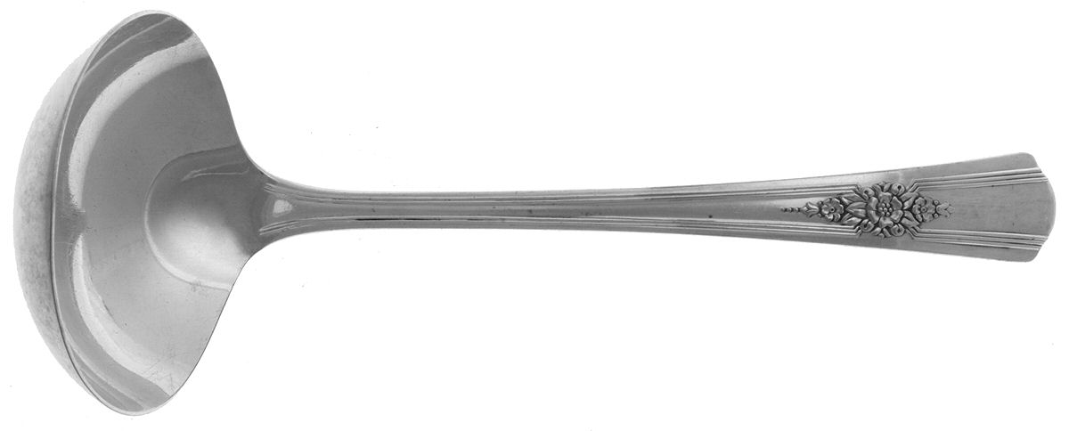 Desire (Silverplate, 1940, No Monograms) Solid Gravy Ladle by International Silver-1