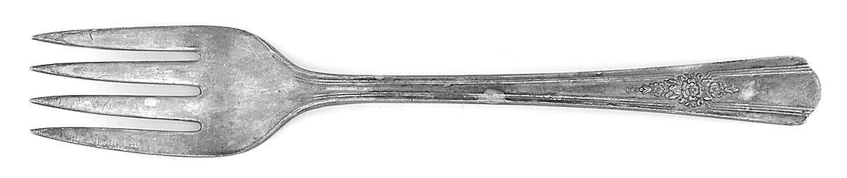 Desire (Silverplate, 1940, No Monograms) Baby Fork by International Silver-1