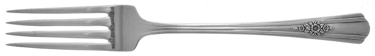 Desire (Silverplate, 1940, No Monograms) Fork by International Silver-1