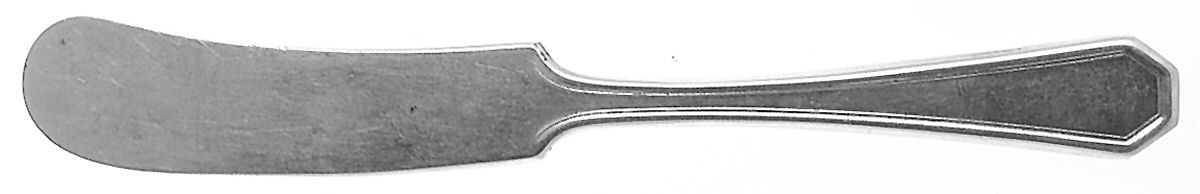 Desoto (Silverplate, 1929) Flat Handle Butter Spreader by International Silver-1
