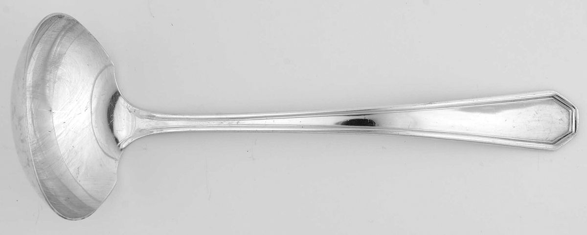 Desoto (Silverplate, 1929) Solid Gravy Ladle by International Silver-1