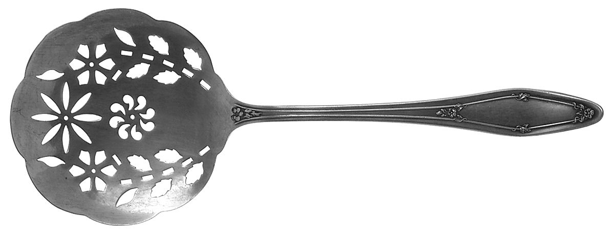 De Sancy-Roseland (Silverplate, 1915) Tomato Server, Solid Piece by International Silver-1