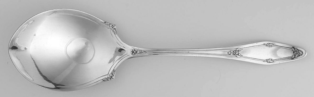 De Sancy-Roseland (Silverplate, 1915) Solid Smooth Casserole Spoon by International Silver-1