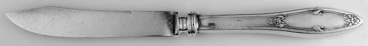 De Sancy-Roseland (Silverplate, 1915) Individual Solid Fruit Knife by International Silver-1