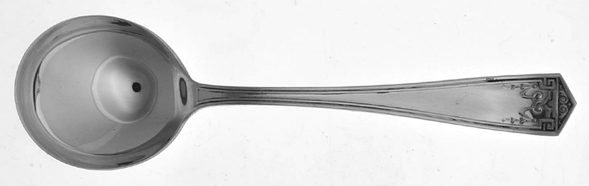 Devonshire (Sterling, 1914) Round Bowl Soup Spoon (Bouillon) by International Silver-1