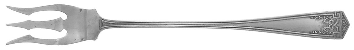 Devonshire (Sterling, 1914) Short Handle Pickle/Olive Fork by International Silver-1