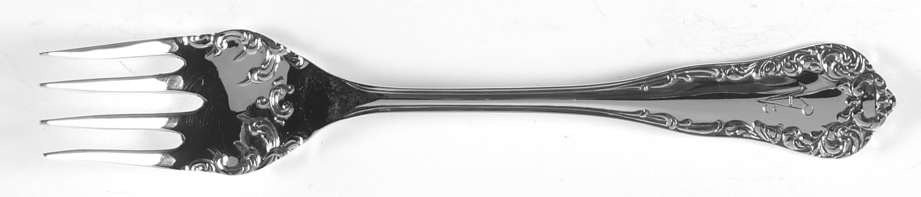 Diana (Sterling, 1900, No Monograms) Individual Salad Fork by International Silver-1