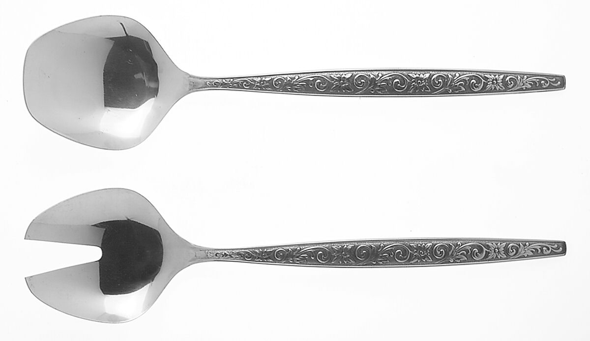 Di Lido (Stainless) (2 Pc) Solid Salad Set by International Silver-1