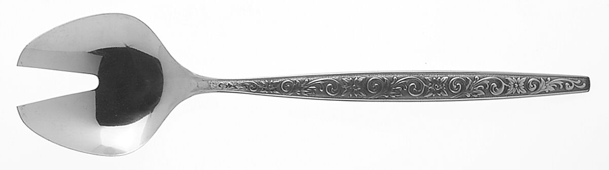 Di Lido (Stainless) Solid Salad Serving Fork by International Silver-1