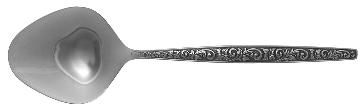 Di Lido (Stainless) Solid Smooth Casserole Spoon by International Silver-1