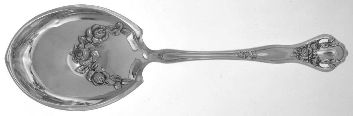 Dolly Madison (Silverplate, 1911) Solid Smooth Casserole Spoon by International Silver-1