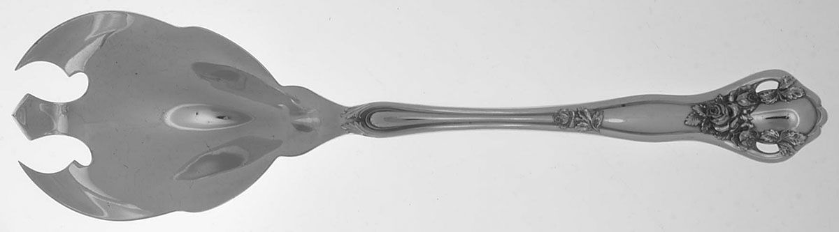 Dolly Madison (Silverplate, 1911) Solid Salad Serving Fork by International Silver-1