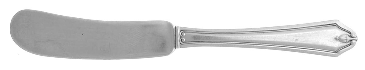 Dorchester-Old (Sterling, 1910) Small Flat Handled Butter Spreader by International Silver-1