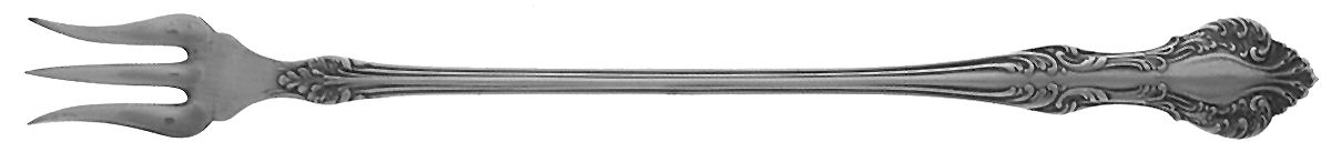 Doric (Silverplate, 1909) Cocktail/Seafood Fork by International Silver-1