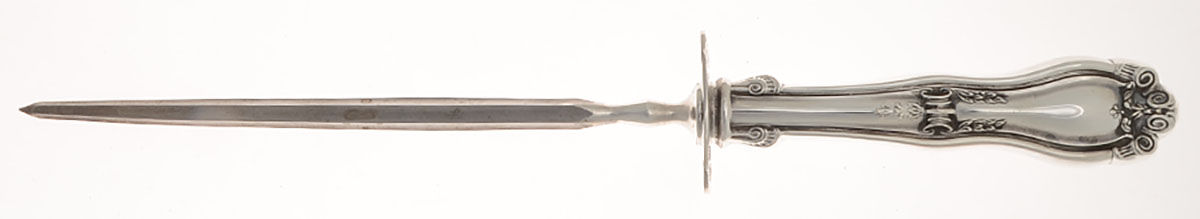 Doris (Sterling) Large Knife Sharpener-Steel Rod w/Sterling Guard by International Silver-1