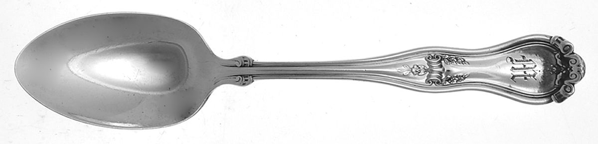 Doris (Sterling) Monogram Five O'Clock Teaspoon by International Silver-1