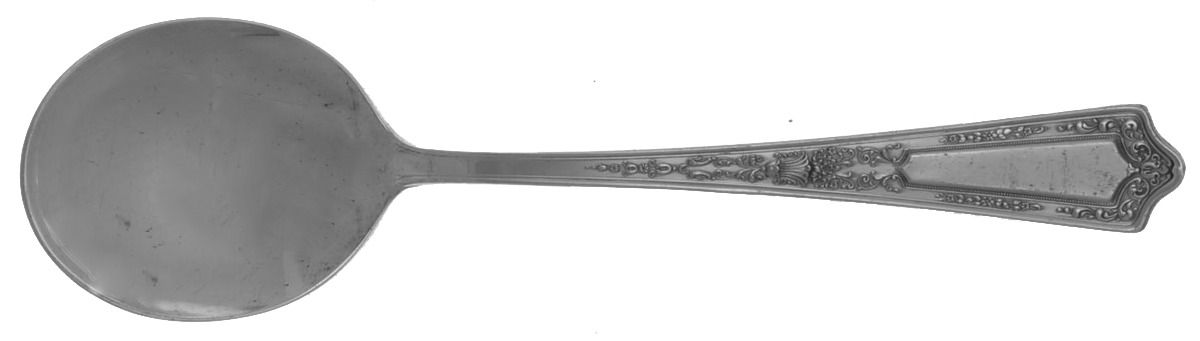 Dorset (Silverplate, 1926) Round Bowl Soup Spoon (Gumbo) by International Silver-1