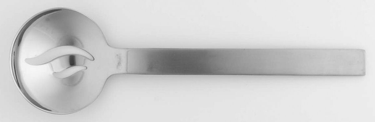 Drama (Stainless) Pierced Tablespoon (Serving Spoon) by International Silver-1