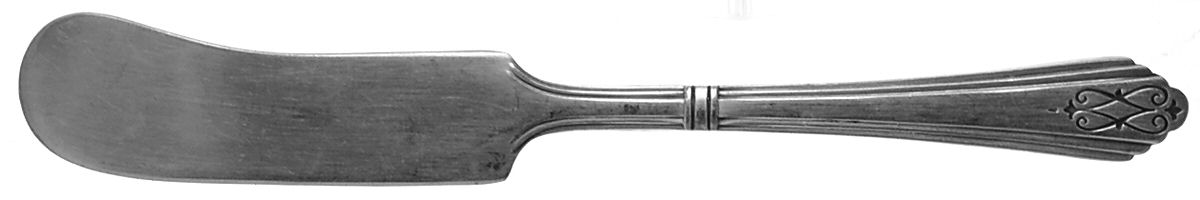 Drexel (Silverplate, 1929) Flat Handle Butter Spreader by International Silver-1