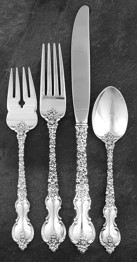 Du Barry (Sterling, 1968) 4 Piece Place Size Setting by International Silver-1