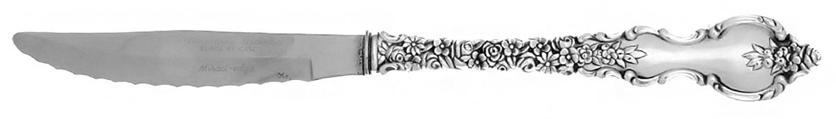 Du Barry (Sterling, 1968) Individual Steak Knife Hollow Handle by International Silver-1