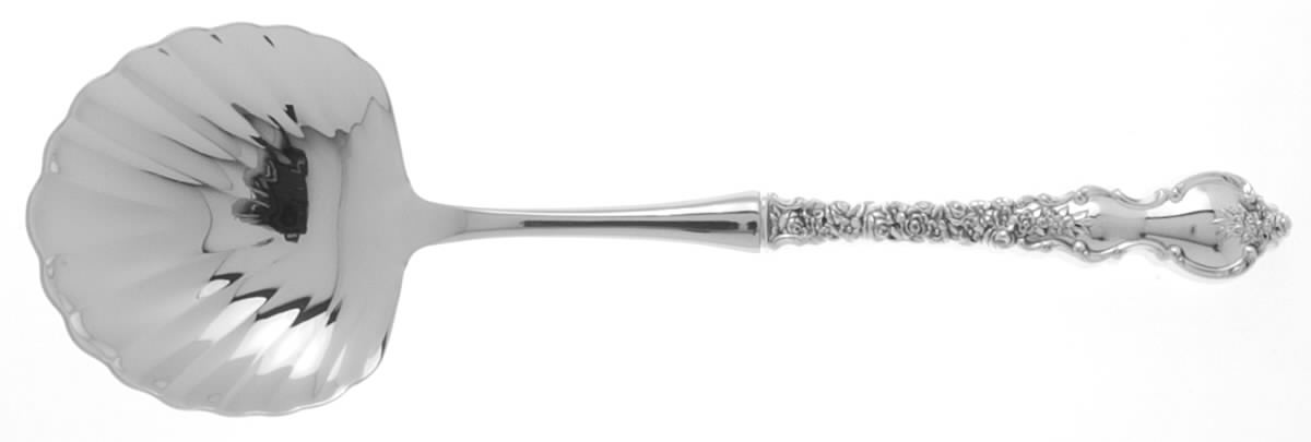 Du Barry (Sterling, 1968) Casserole Spoon with Stainless Shell Bowl by International Silver-1
