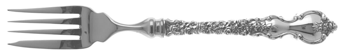 Du Barry (Sterling, 1968) Individual Hollow Fish Fork, Stainless Tines by International Silver-1