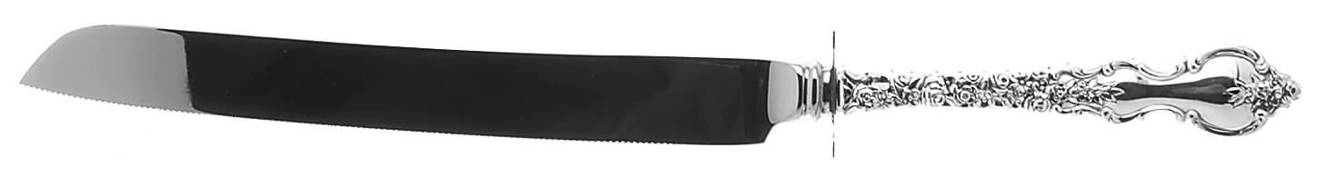 Du Barry (Sterling, 1968) Cake Slicer with Stainless Blade by International Silver-1