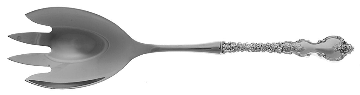 Du Barry (Sterling, 1968) Salad Serving Fork with Stainless Prongs by International Silver-1