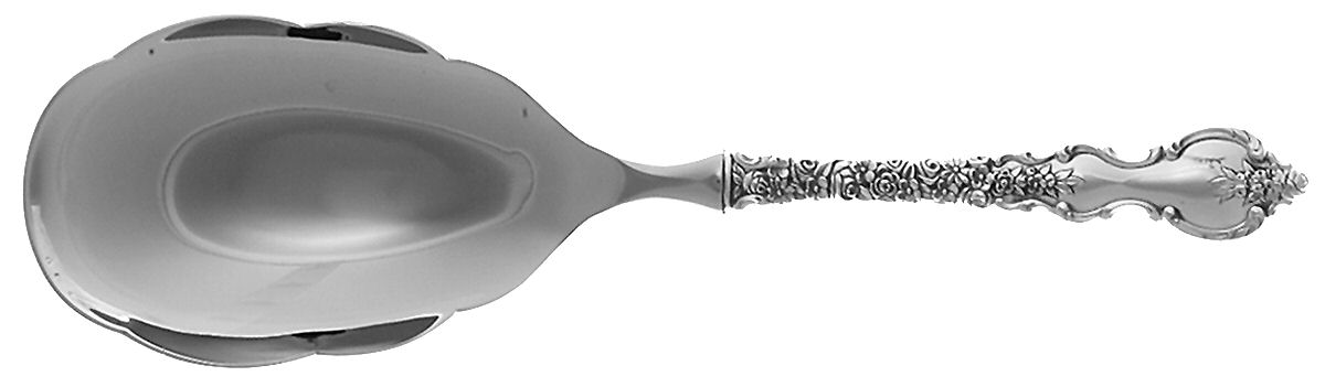 Du Barry (Sterling, 1968) Rice Spoon-Stainless Bowl by International Silver-1