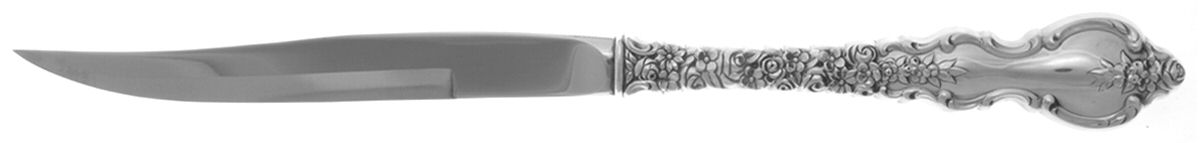 Du Barry (Sterling, 1968) Individual Steak Knife w/Bevel Blade by International Silver-1