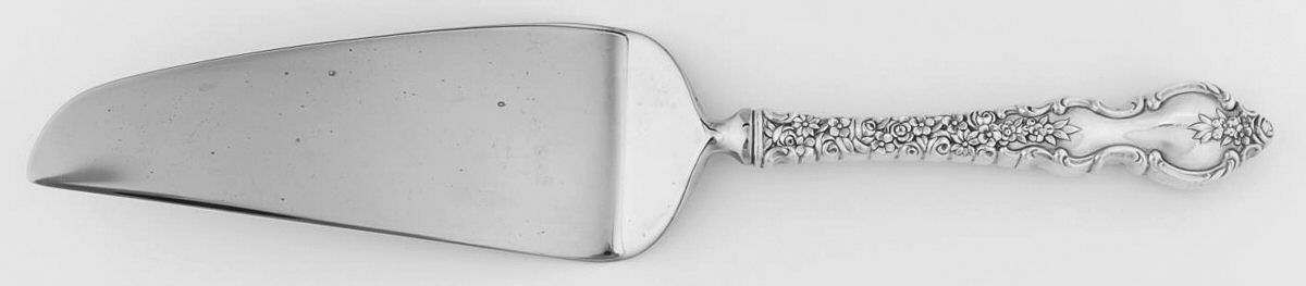 Du Barry (Sterling, 1968) Pie and Cake Server with Stainless Blade by International Silver-1