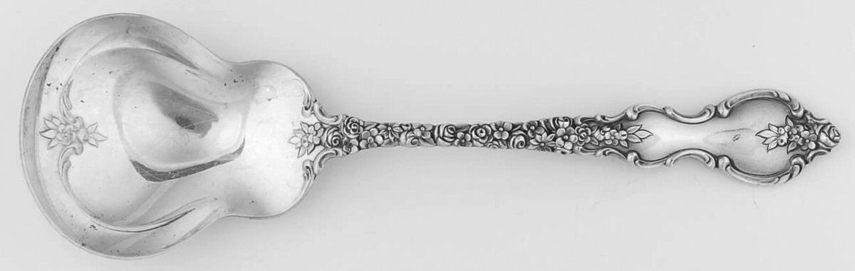 Du Barry (Sterling, 1968) Solid Smooth Casserole Spoon by International Silver-1