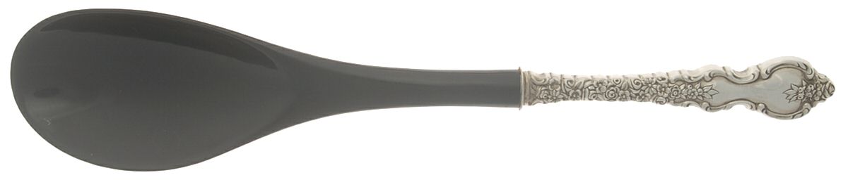 Du Barry (Sterling, 1968) Salad Serving Spoon with Plastic Bowl by International Silver-1