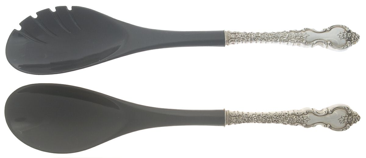 Du Barry (Sterling, 1968) Plastic Bowl 2-Piece Salad Set by International Silver-1