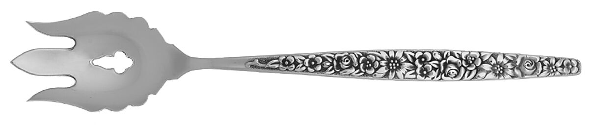 Dubonnet (Stainless) Vegetable Serving Fork Solid  HC by International Silver-1