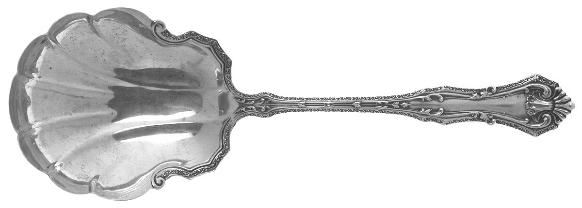 Duchesse (Sterling, 1907) Small Solid Berry/Casserole Spoon by International Silver-1