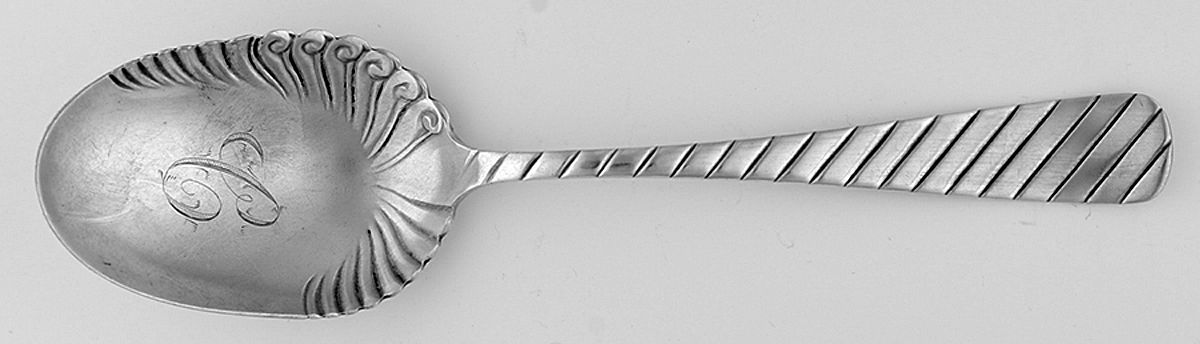 Dundee (Silverplate, 1886) Solid Shell Casserole Spoon by International Silver-1