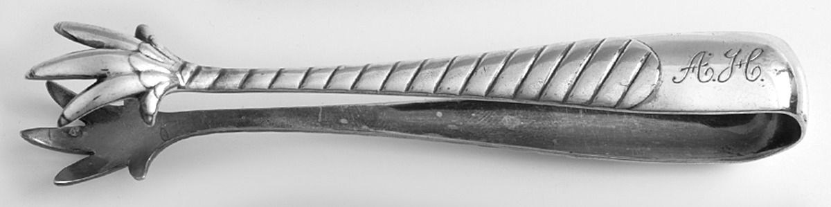 Dundee (Silverplate, 1886) Sugar Tongs by International Silver-1