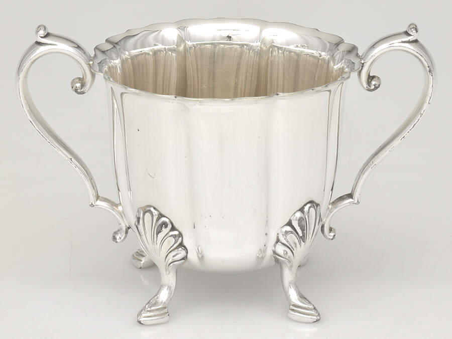 Early American (Silverplate, Hollowware) Mini Open Sugar Bowl by International Silver-1