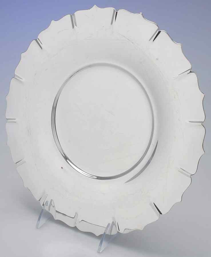 Early American (Silverplate, Hollowware) Silverplate Sandwich Plate by International Silver-1