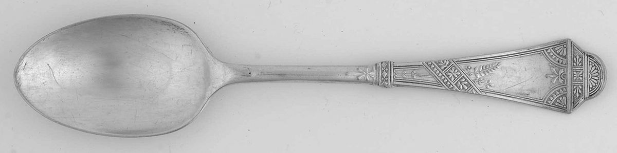 Eastlake (Silverplate, 1882) Teaspoon by International Silver-1