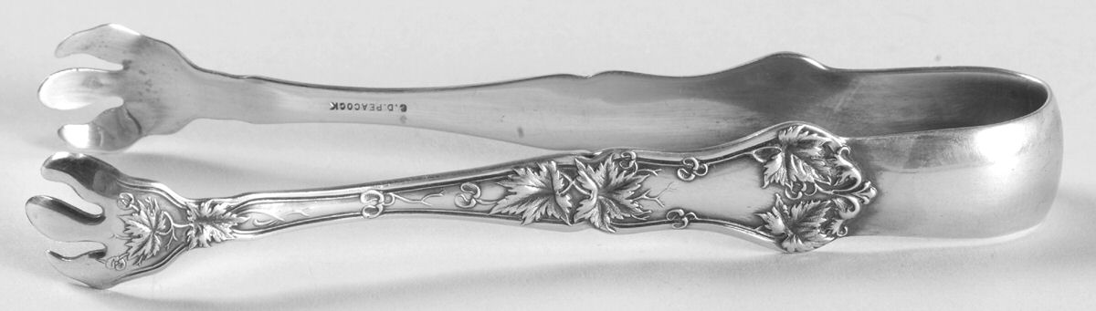 Edgewood (Sterling, 1909) Small Sugar Tongs by International Silver-1