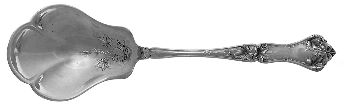 Edgewood (Sterling, 1909) Solid Salad Serving Spoon by International Silver-1
