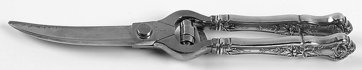 Edgewood (Sterling, 1909) Poultry Shears with Stainless Blades by International Silver-1