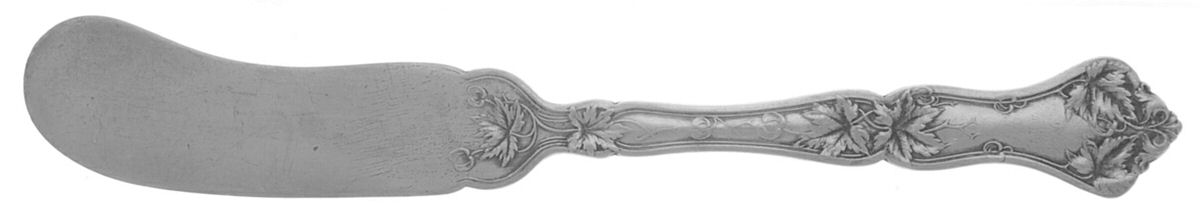 Edgewood (Sterling, 1909) Large Flat Handle Butter Spreader by International Silver-1