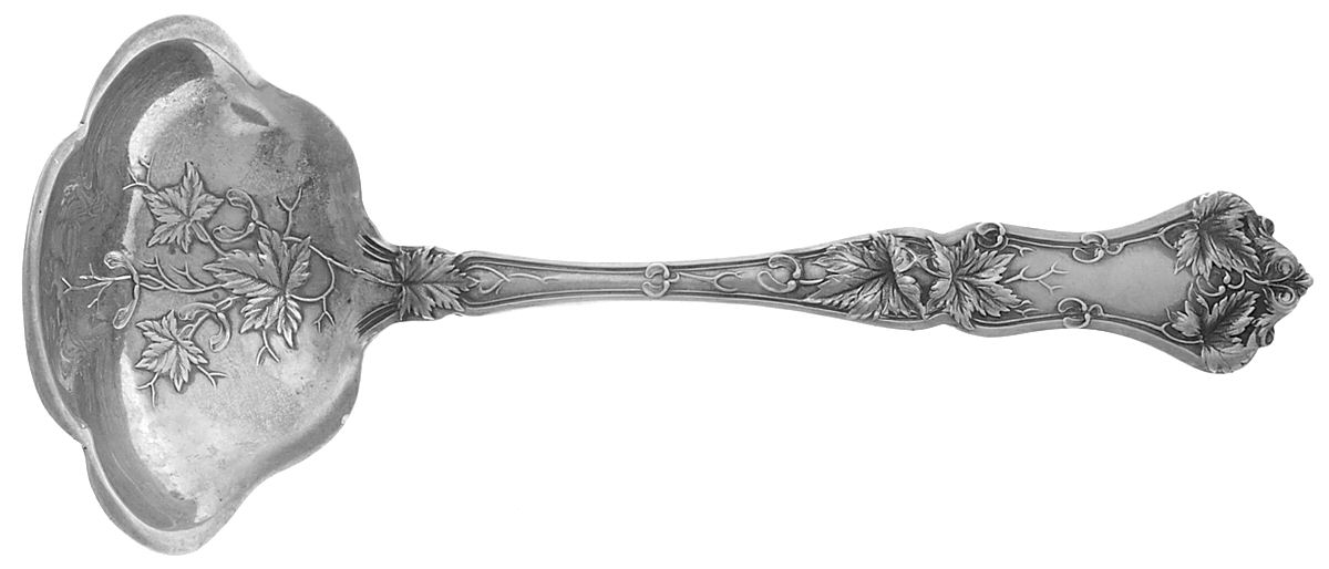 Edgewood (Sterling, 1909) Solid Gravy Ladle by International Silver-1