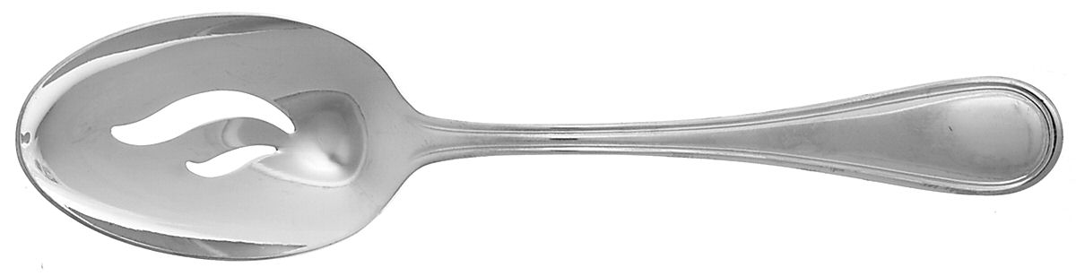 Edgewood (Silverplate, 1993) Pierced Tablespoon (Serving Spoon) by International Silver-1